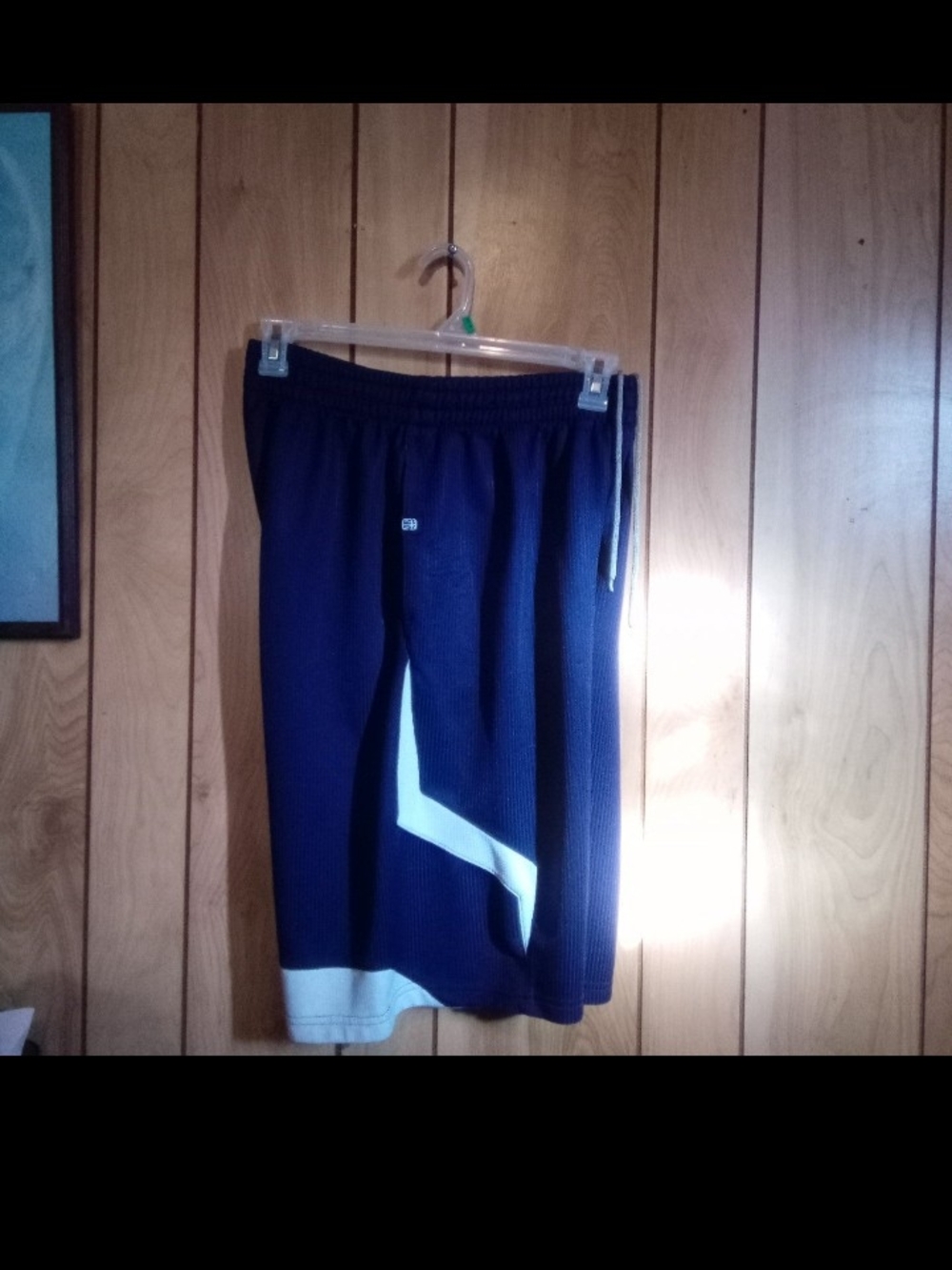 Under Armour Navy Blue Men's Athletic Shorts with White Accent